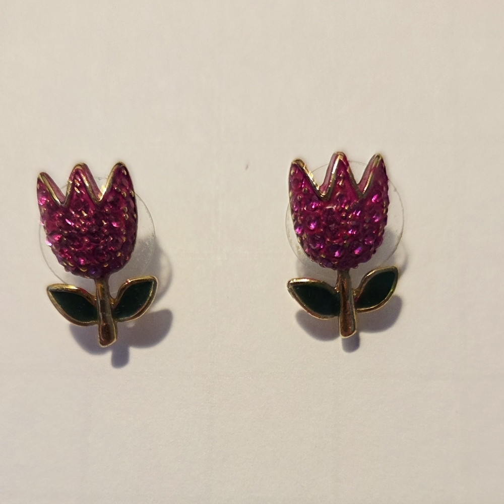 Betsey Johnson Tulip Earrings